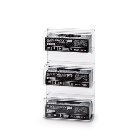 Omnimed Acrylic Top Open Glove Box Holder(s) (Triple 305328